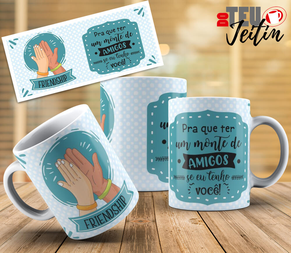 Caneca Tema Amigos 01