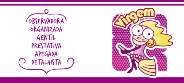 Caneca Signos 02 Virgem - Imagem 2