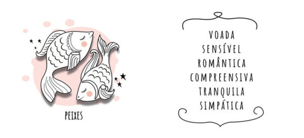 Caneca Signos 03 Peixes - Imagem 2
