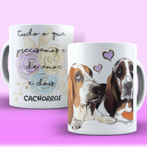 Caneca Basset Hound