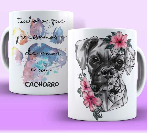 Caneca Pets Boxer