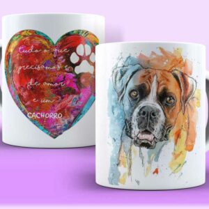 Caneca Pets Boxer