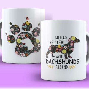 Caneca Pets Dachshund Linguiça