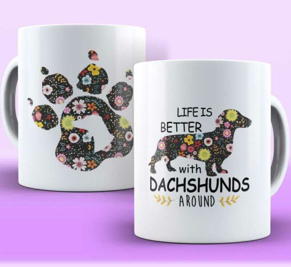 Caneca Pets Dachshund Linguiça