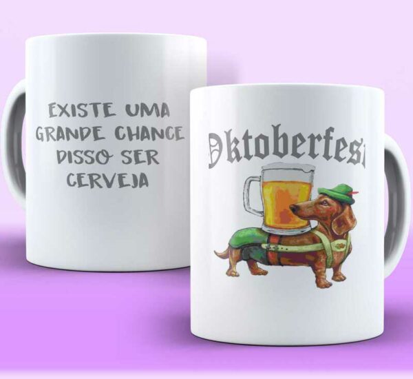 Caneca Pets Dachshund Linguiça