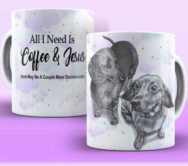 Caneca Pets Dachshund Linguiça