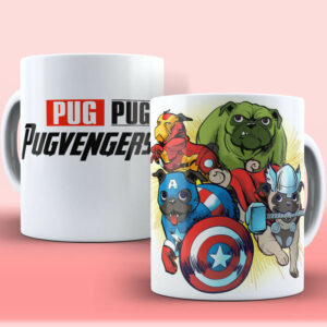 Caneca Cachorro Pets Pugs