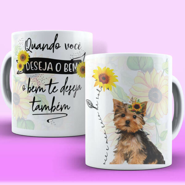 Caneca Cachorro Pets Yorkshire