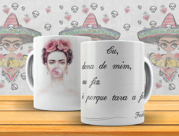 caneca frida kahlo