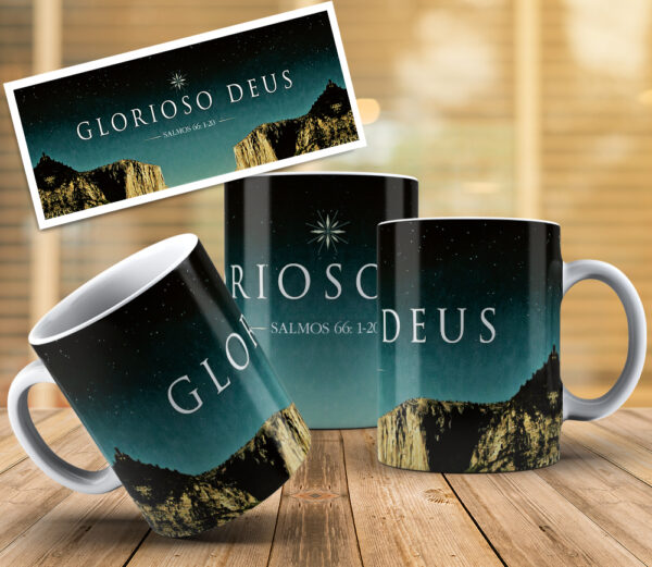 caneca glorioso deus