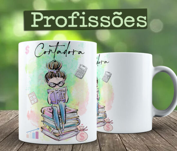 caneca para Contadora