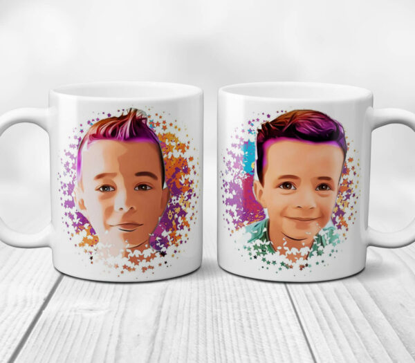 Caneca Caricatura Digital - Estilo 01 - Imagem 2