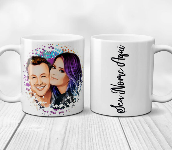 Caneca Caricatura Digital - Estilo 01 - Imagem 8