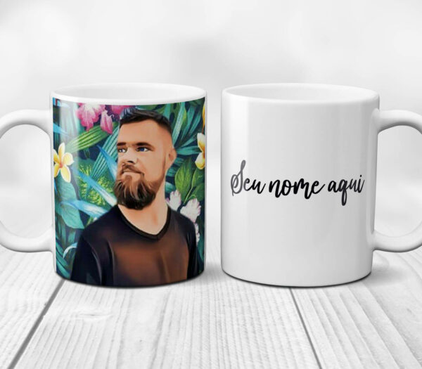 Caneca Caricatura Digital - Estilo 07 - Image 2