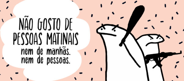 Caneca Flork 05 - não gosto de pessoas matinais - Imagem 2