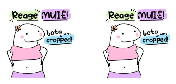 Caneca Flork 38 - Reage muié, bota um cropped - Imagem 2
