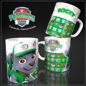 Caneca Patrulha Canina - Rocky