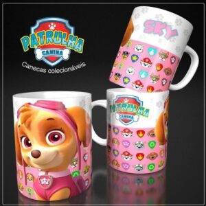 Caneca Patrulha Canina - Skye