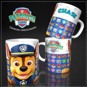 Caneca Patrulha Canina - Chase